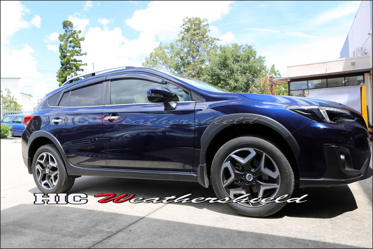 Installed View - Subaru XV SUV (2011-2017): Premium Window Visors