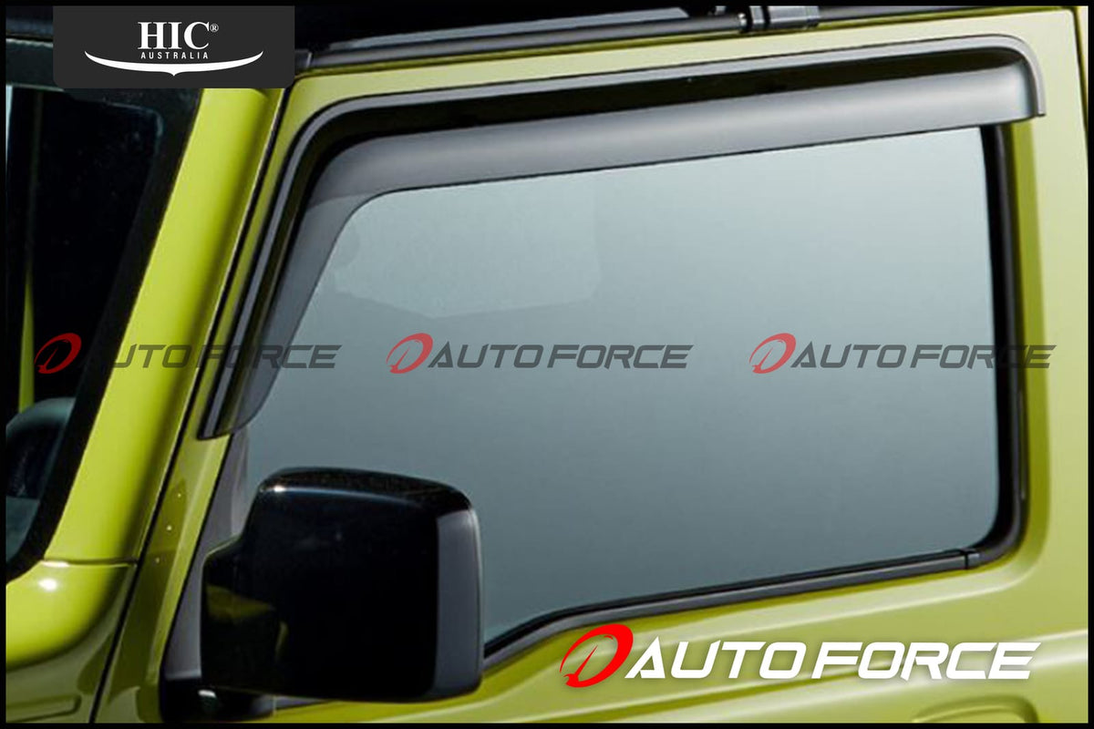 Installed View - Suzuki Jimny GJ (2019-2022): Premium Window Visors
