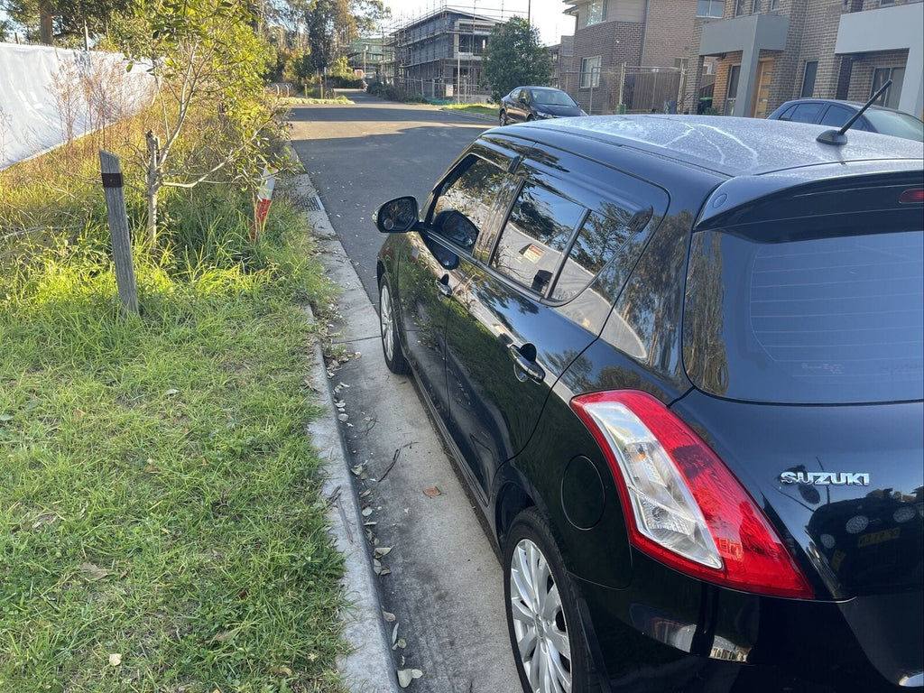 Installed View - Suzuki Swift Hatch (2011-2017): Premium Window Visors