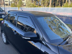Installed View - Suzuki Swift Hatch (2011-2017): Premium Window Visors