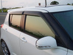Installed View - Suzuki Swift Hatch (2011-2017): Premium Window Visors