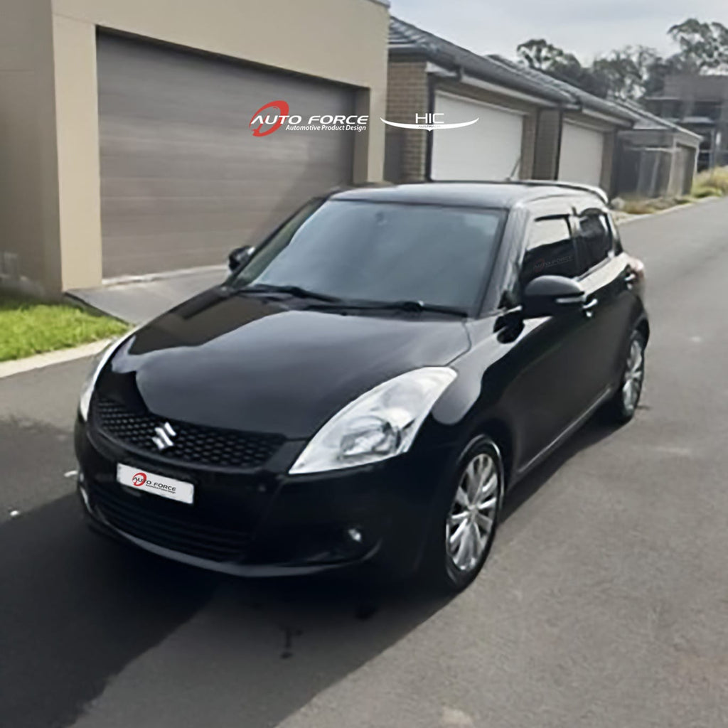 Installed View - Suzuki Swift Hatch (2011-2017): Premium Window Visors