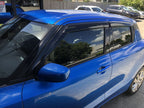 Installed View - Suzuki Swift Hatch (2017-2023): Premium Window Visors
