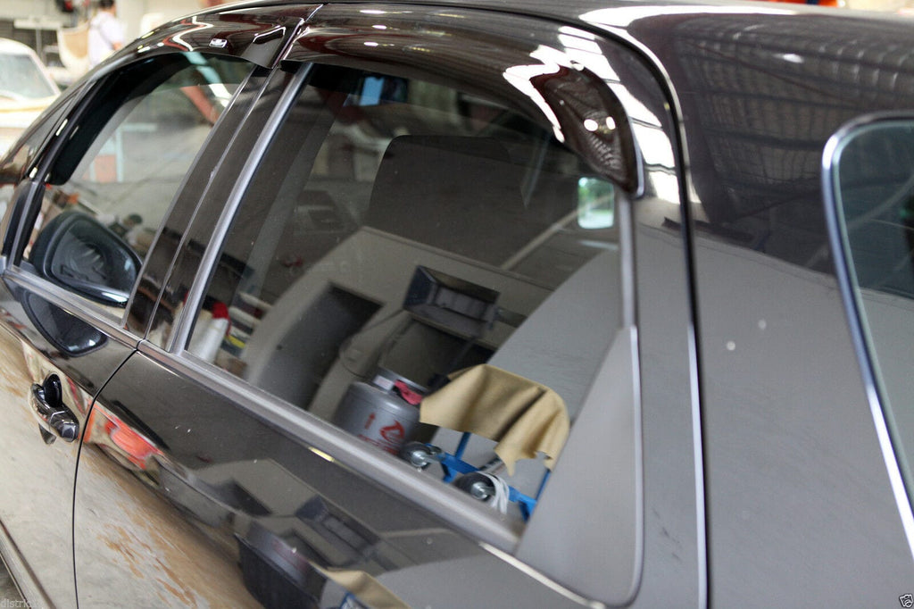 Installed View - Suzuki SX4 Hatch (2007-2014): Premium Window Visors