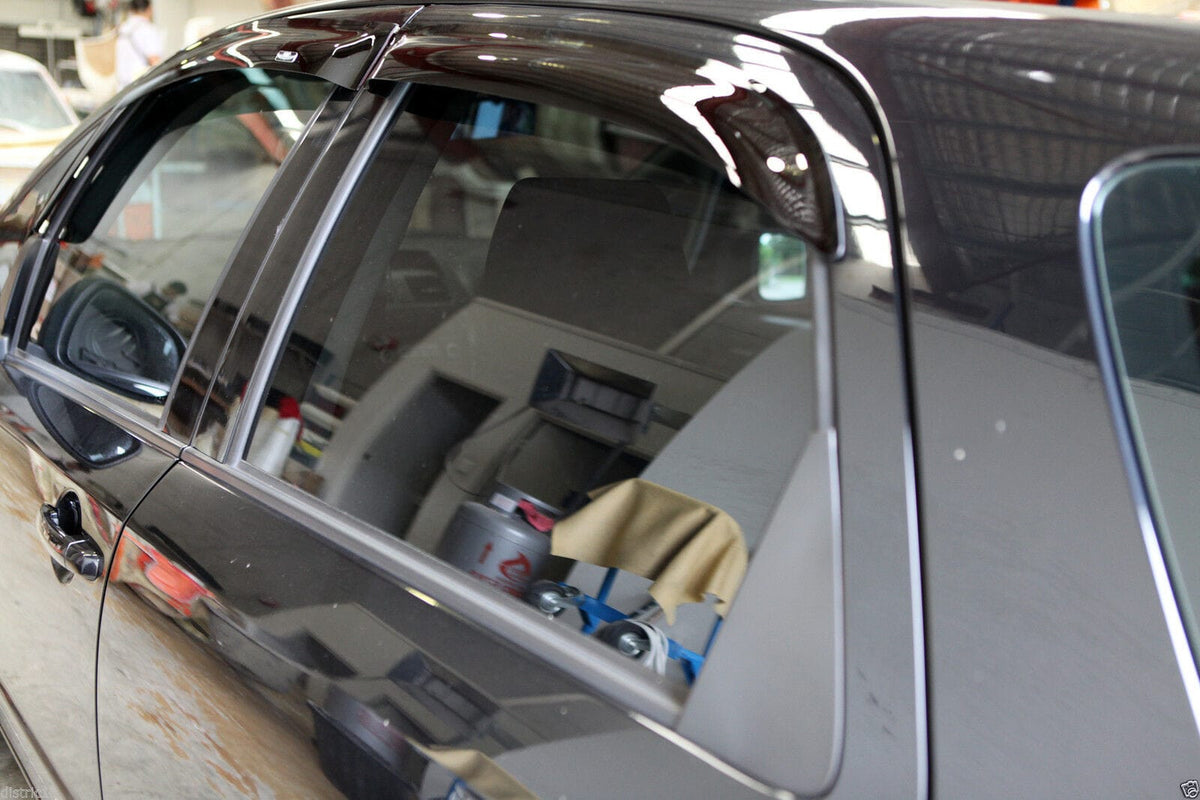 Installed View - Suzuki SX4 Hatch (2007-2014): Premium Window Visors