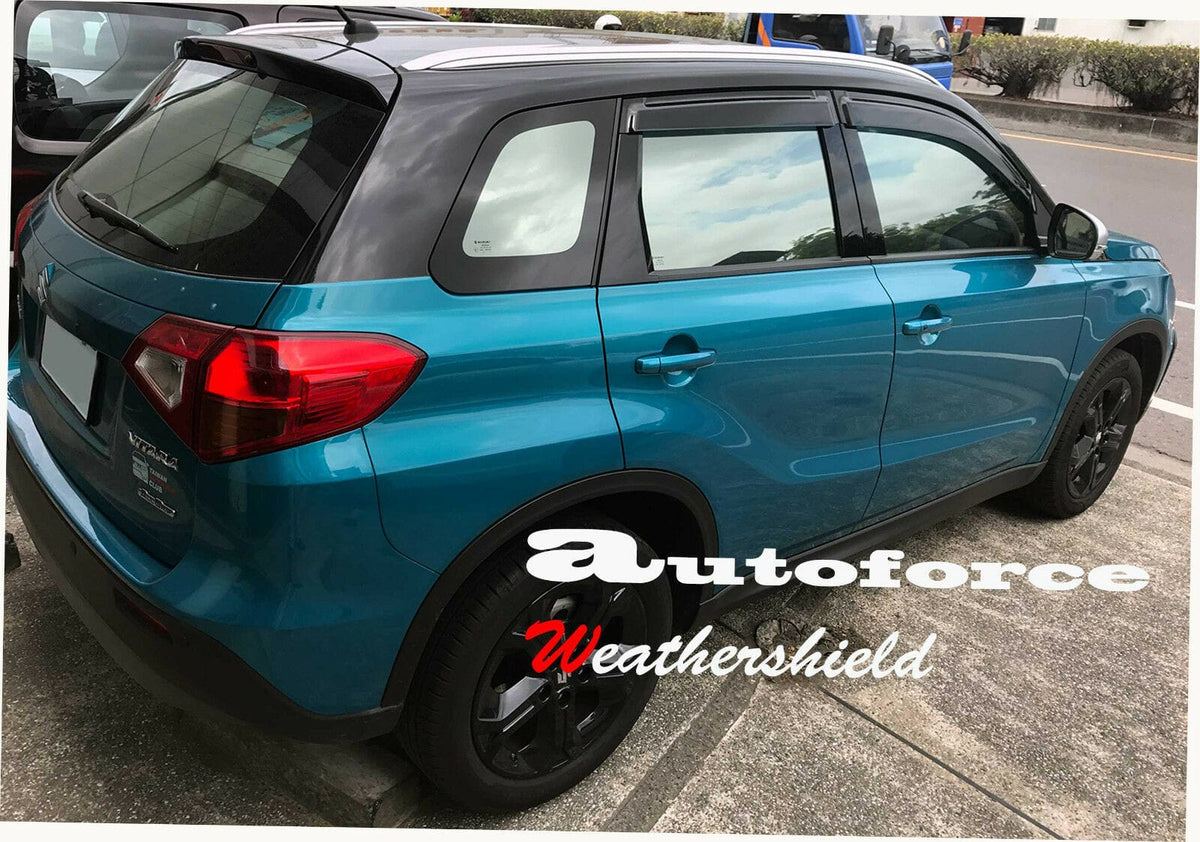 Installed View - Suzuki Vitara SUV (2015-Onwards): Premium Window Visors