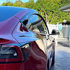 Installed View - Tesla Model 3 (2017-On): Premium Window Visors
