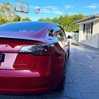 Installed View - Tesla Model 3 (2017-On): Premium Window Visors