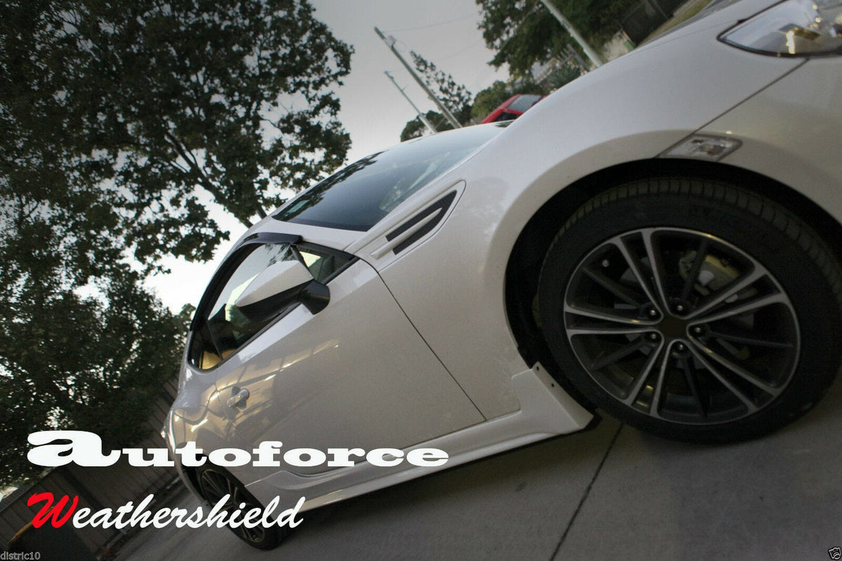 Installed View - Toyota 86: Premium Window Visors