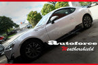 Installed View - Toyota 86: Premium Window Visors