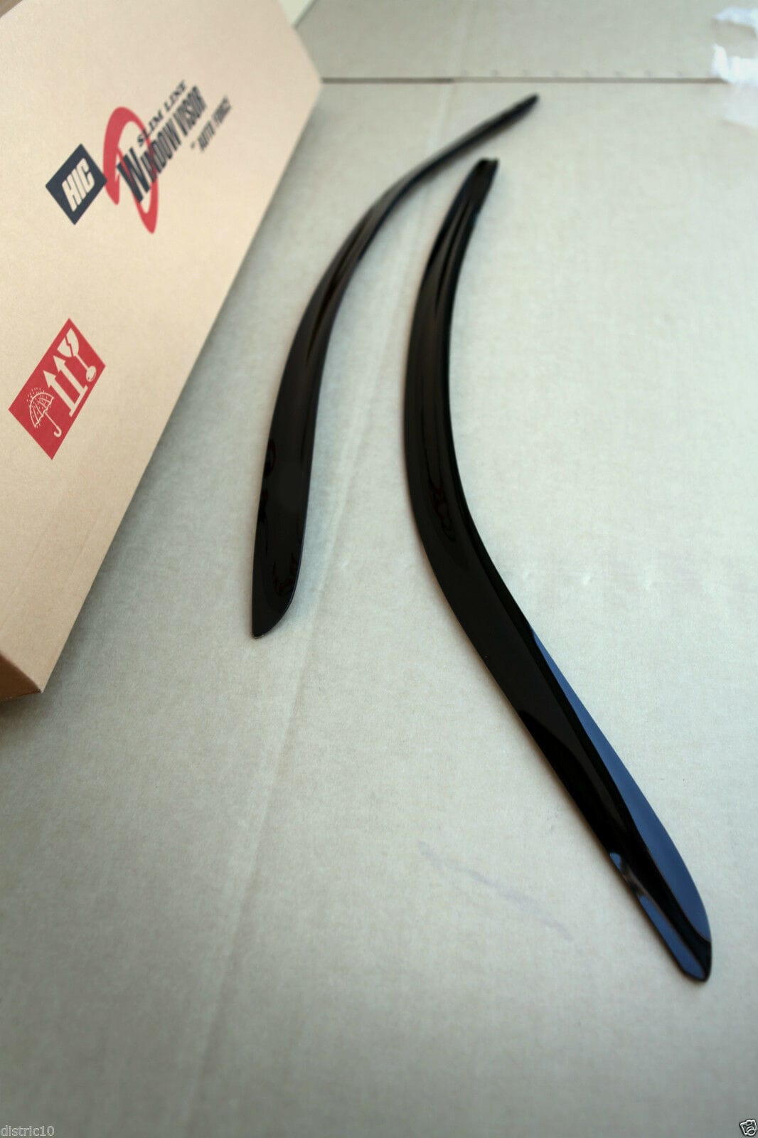 Installed View - Toyota 86: Premium Window Visors