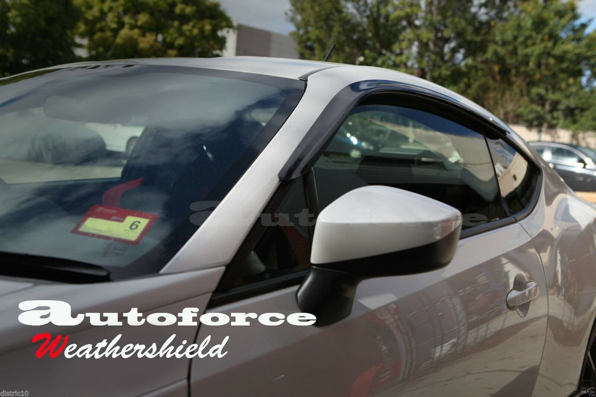Installed View - Toyota 86: Premium Window Visors