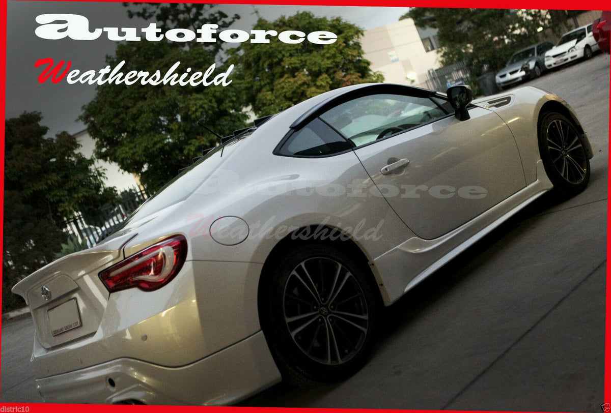 Installed View - Toyota 86: Premium Window Visors