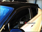 Installed View - Toyota C-HR (2017-2026): Premium Window Visors
