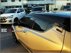Installed View - Toyota C-HR (2017-2026): Premium Window Visors