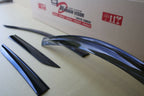 Installed View - Toyota C-HR (2017-2026): Premium Window Visors