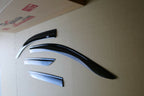 Installed View - Toyota C-HR (2017-2026): Premium Window Visors