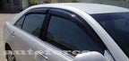 Installed View - Toyota Camry (2006-2011): Premium Window Visors