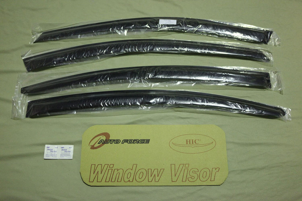 Installed View - Toyota Camry Sedan (2002-2006): Premium Window Visors