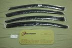 Installed View - Toyota Camry Sedan (2002-2006): Premium Window Visors