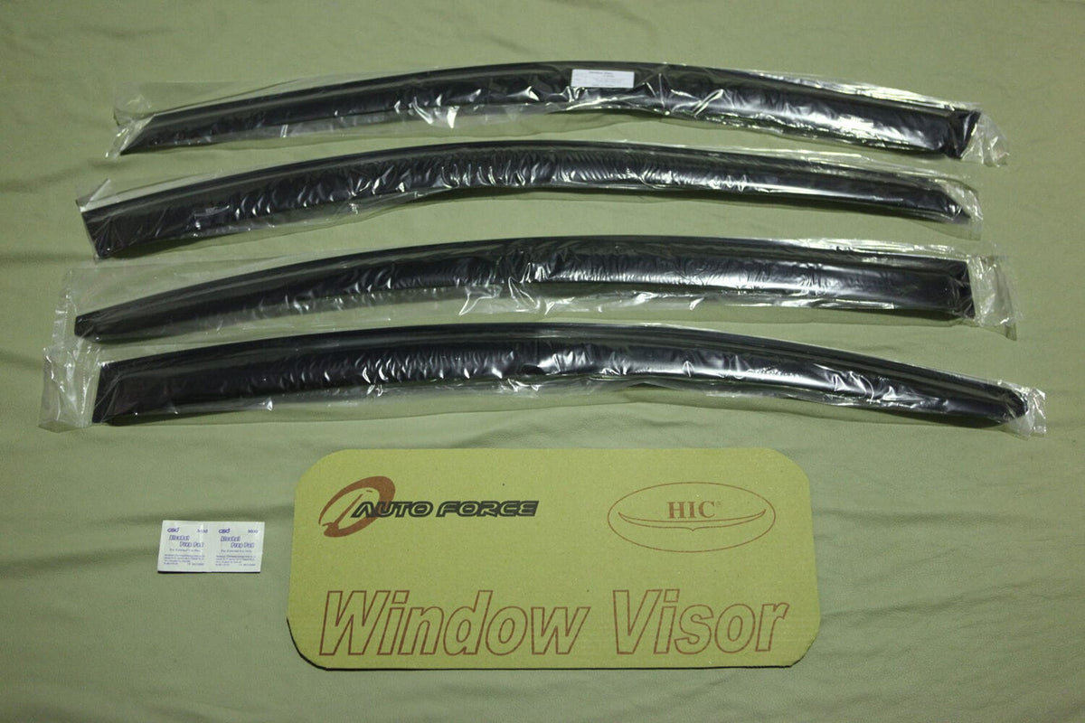 Installed View - Toyota Camry Sedan (2002-2006): Premium Window Visors