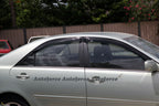 Installed View - Toyota Camry Sedan (2002-2006): Premium Window Visors