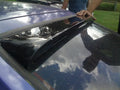 Installed View - Toyota Corolla AE86: Origin Style Rear Roof Drift Wing