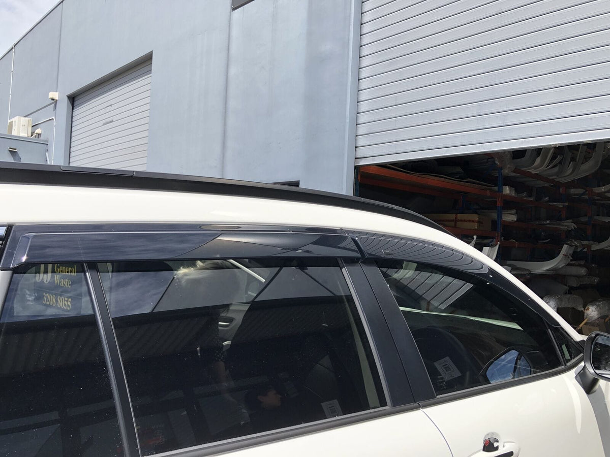 Installed View - Toyota Corolla Cross (2020-2026): Premium Window Visors