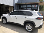 Installed View - Toyota Corolla Cross (2020-2026): Premium Window Visors