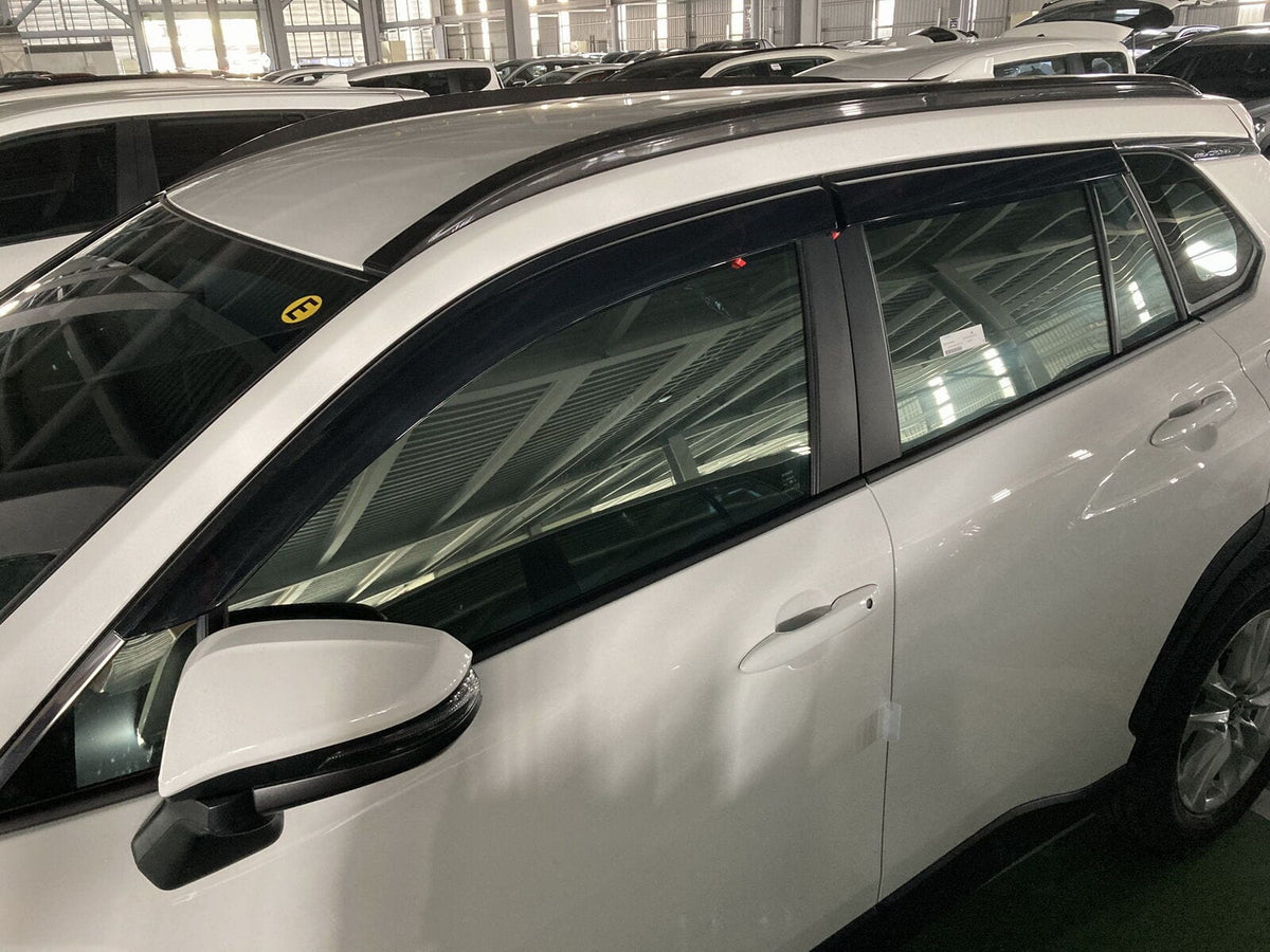 Installed View - Toyota Corolla Cross (2020-2026): Premium Window Visors