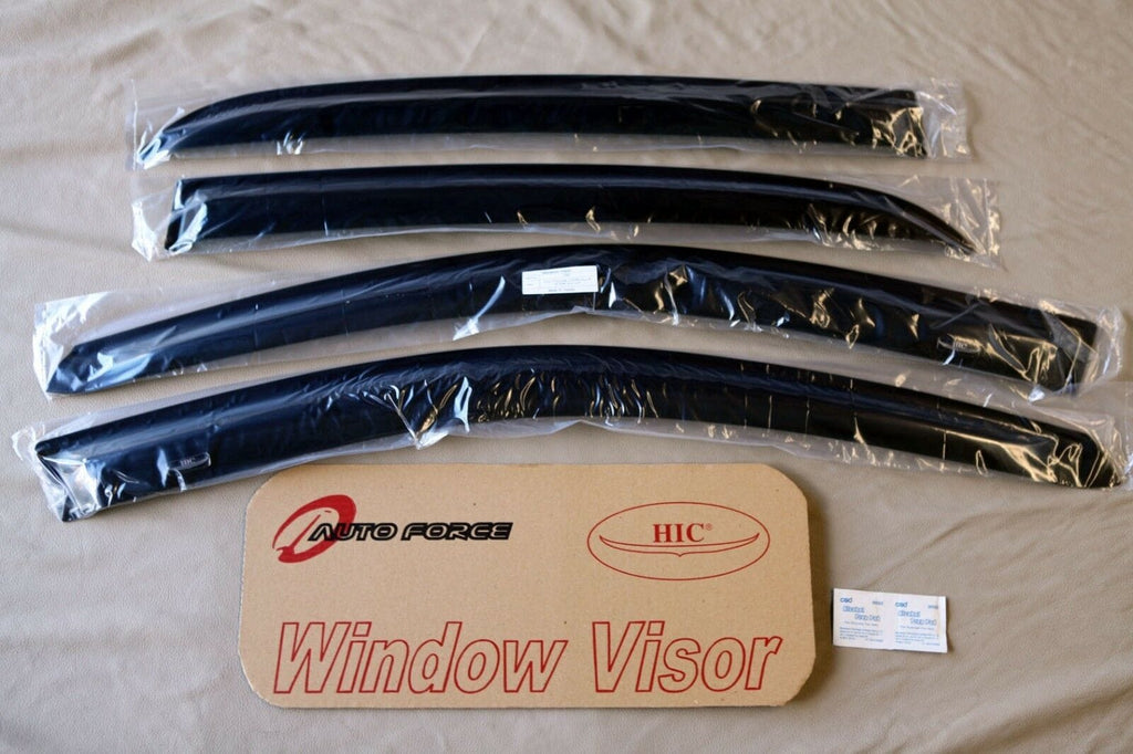 Installed View - Toyota Corolla Hatch (2001-2007): Premium Window Visors