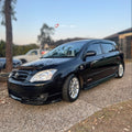 Installed View - Toyota Corolla Hatch (2001-2007): Premium Window Visors