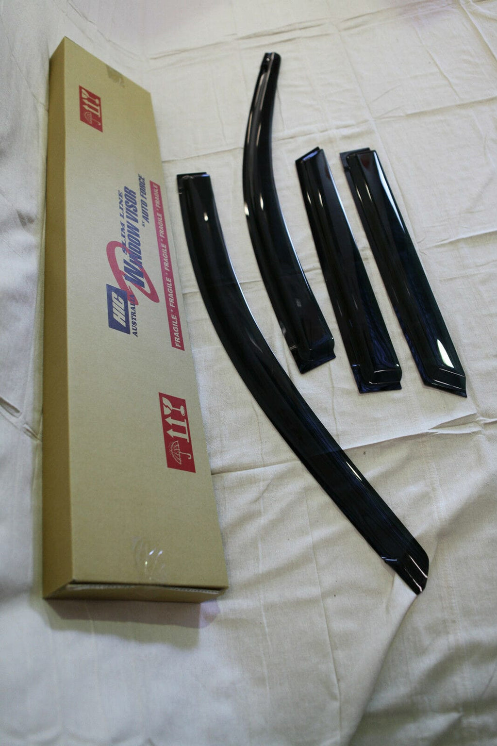 Installed View - Toyota Corolla Hatch (2012-2018): Premium Window Visors