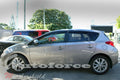 Installed View - Toyota Corolla Hatch (2012-2018): Premium Window Visors