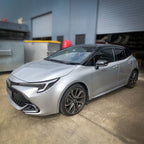Installed View - Toyota Corolla Hatch (2018-2023): Premium Window Visors