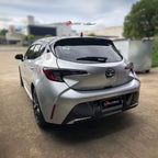 Installed View - Toyota Corolla Hatch (2018-2023): Premium Window Visors