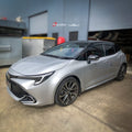 Installed View - Toyota Corolla Hatch (2018-2023): Premium Window Visors