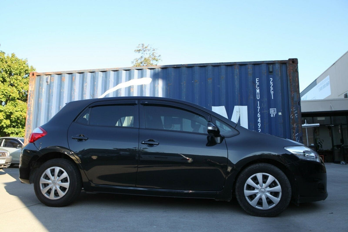 Installed View - Toyota Corolla Hatch ZRE152R (2007-2012): Premium Window Visors