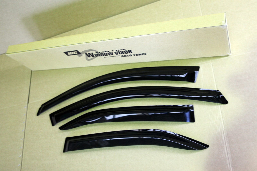 Installed View - Toyota Corolla Sedan (2001-2006): Premium Window Visors
