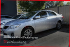 Installed View - Toyota Corolla Sedan (2007-2012): Premium Window Visors