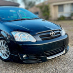 Installed View - Toyota Corolla ZZE Hatchback (2004-2006): Bonnet Protector Guard