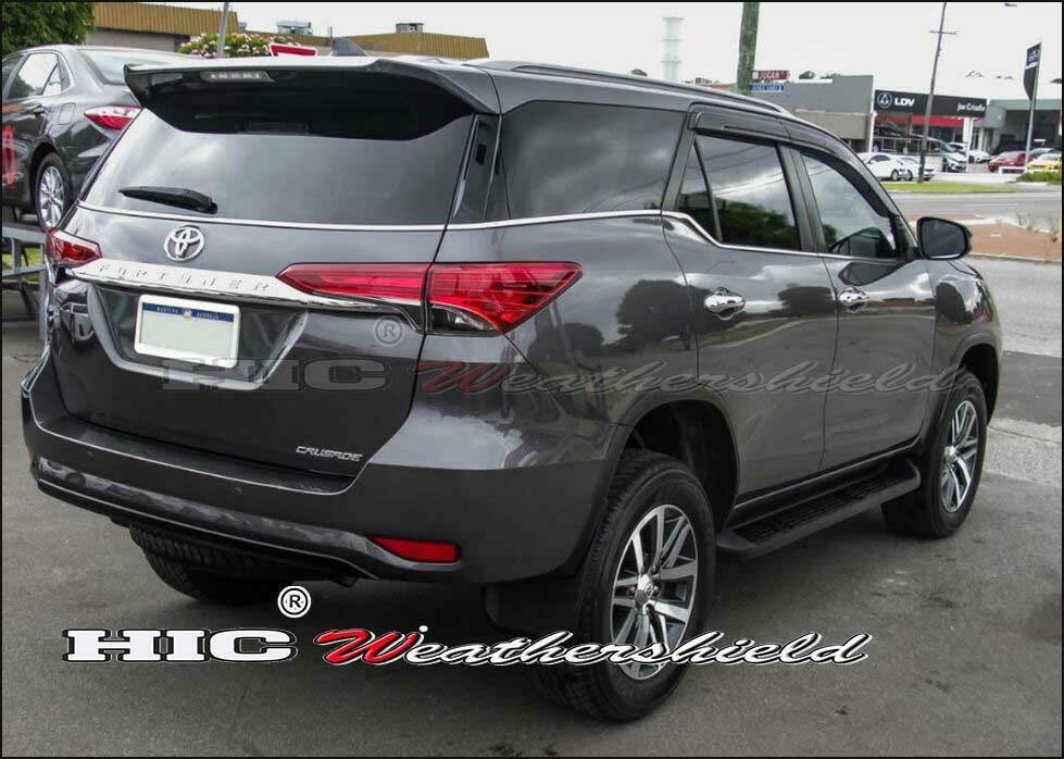 Installed View - Toyota Fortuner (2015-2026): Premium Window Visors