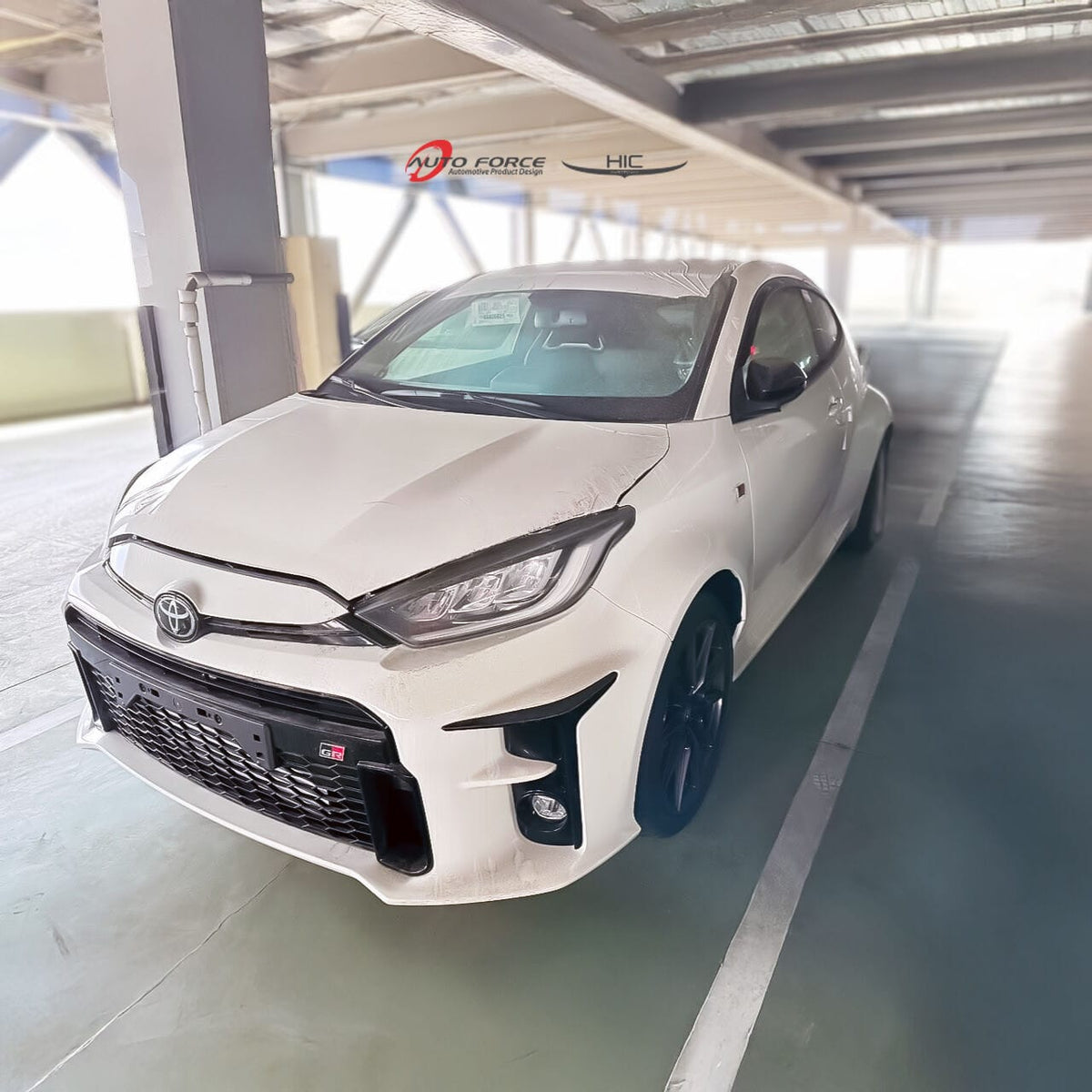 Installed View - Toyota GR Yaris XP210 (2020-2026): Premium Window Visors