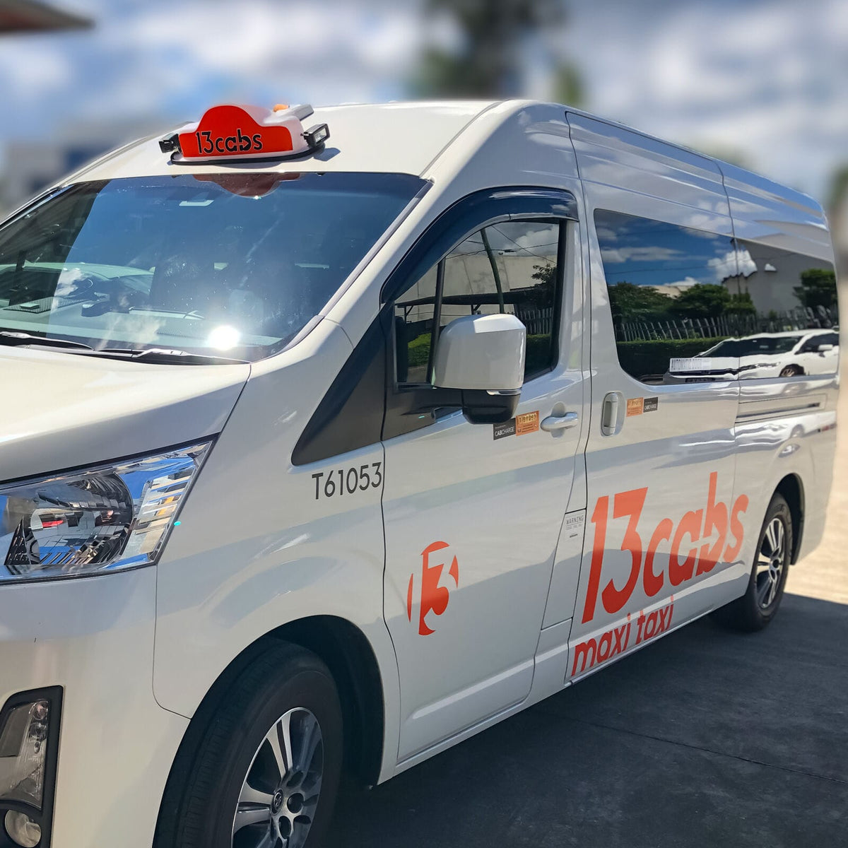 Installed View - Toyota HiAce Van SLM (2019-2022): Premium Window Visors