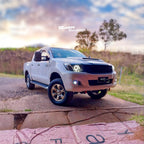 Installed View - Toyota Hilux 2005-2015: 70 Series  Style Bonnet Scoop