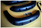 Installed View - Toyota Hilux Dual Cab 1997-2005: 4.0" Jungle Flare Full Set