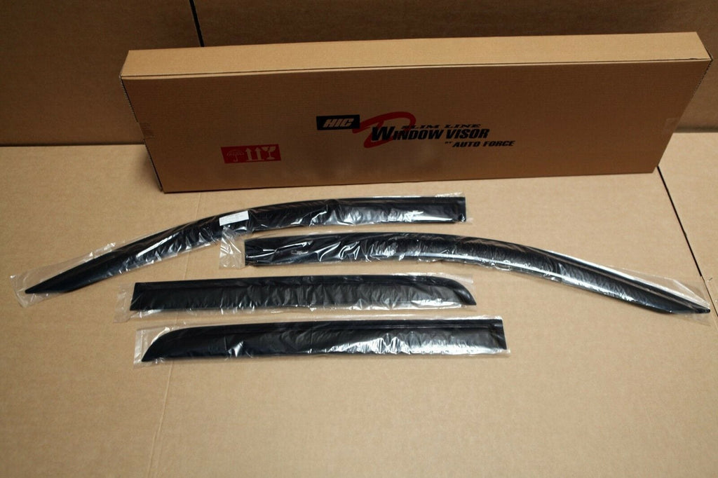 Installed View - Toyota Hilux N70 Dual Cab (2005-2015): Premium Window Visors