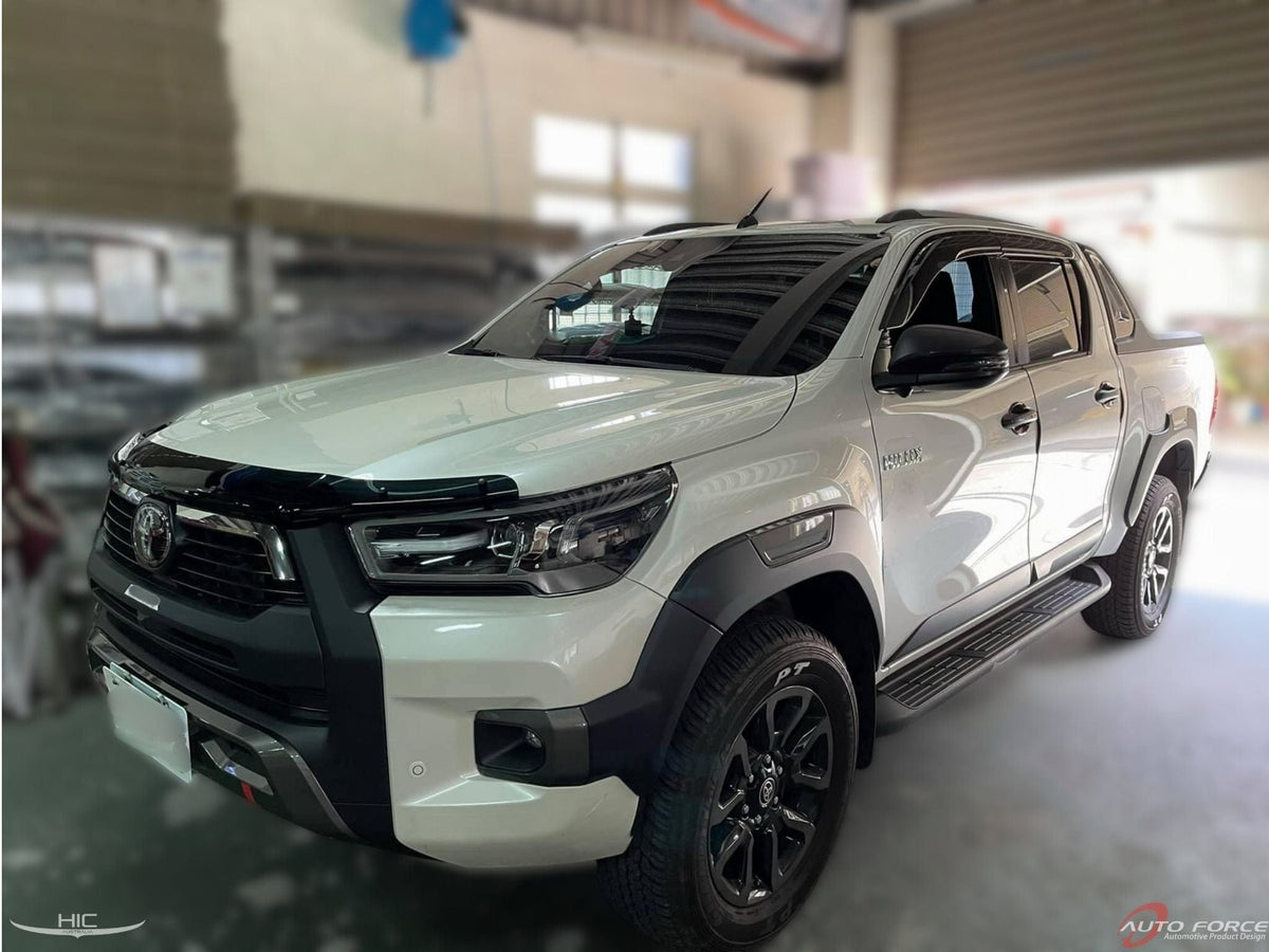 Installed View - Toyota Hilux N80 (2020-2024): Bonnet Protector