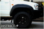Installed View - Toyota Hilux Single Cab 1997-2005: 4.0" Jungle Front Flares