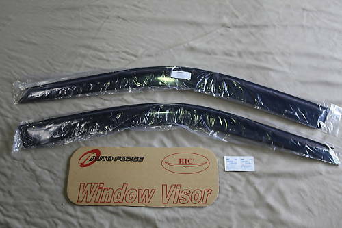 Installed View - Toyota Hilux Single Cab (2004-2015): Premium Window Visors